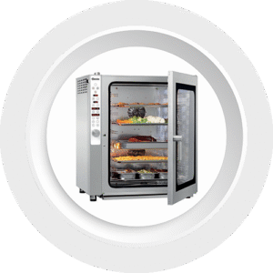 Commercial ovens for restaurants and professional kitchens