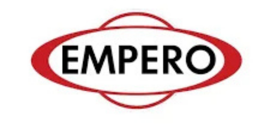 Empero commercial kitchen equipment including stainless steel ovens, preparation tables, food warmers, and cooking ranges for restaurants, hotels, and catering facilities.