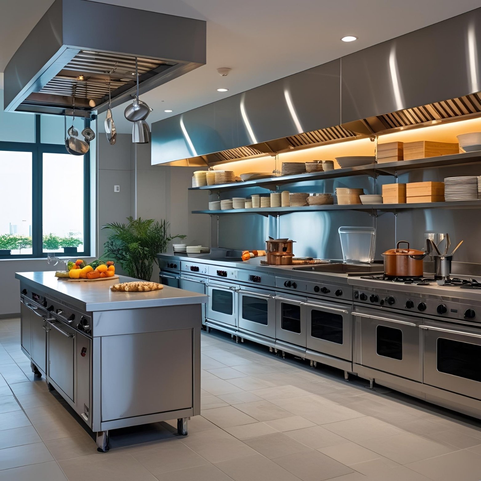 Complete kitchen equipment setup – Six Sigma UAE